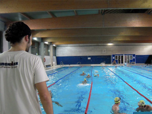 Iván Herruzo entrenador Gavá Triatló Sesiones de natación gavá triatló